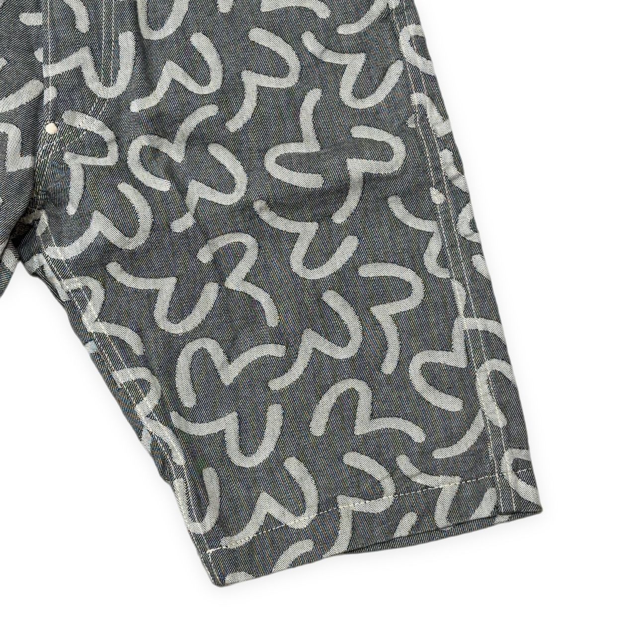 EVISU エヴィス yamane 5500 カモメ総柄 ジャガード ショートパンツ
