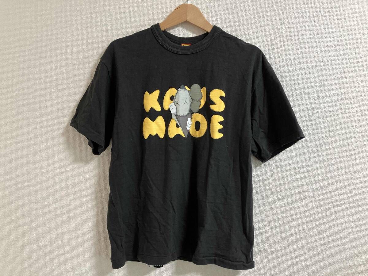 HUMAN MADE/ヒューマンメイド/半袖Tシャツ/KAWS/ブラック/Lサイズ