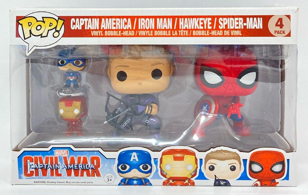 Funko pop!Marvelフィギュアシリーズ:4点セット Amazon.com: Funko Pop