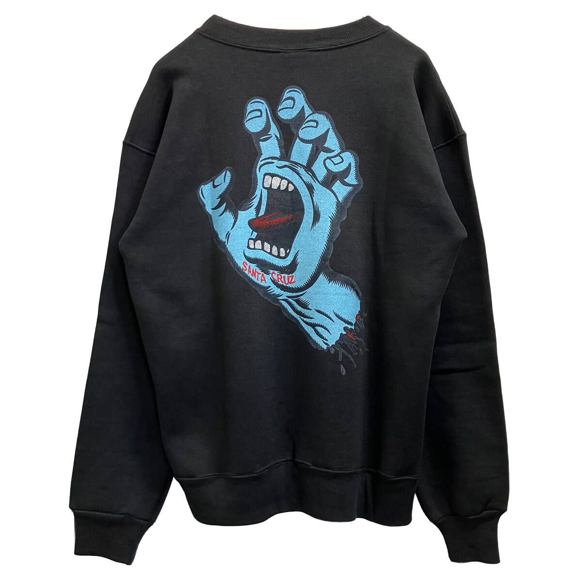 80s-90s SANTA CRUZ USA製 SCREAMING HAND スウェット サイズM グレー系 サンタクルーズ
