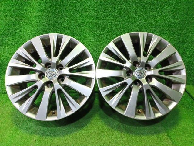 トヨタ TOYOTA 純正 アルファード 2本 ホイール アルミ ハイグロス 18