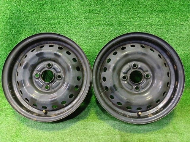 ホンダ HONDA 純正 N-BOX 2本 ホイール スチール クロ 14インチ 4.5J 4