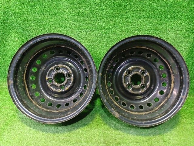 ホンダ HONDA 純正 N-BOX 2本 ホイール スチール クロ 14インチ 4.5J 4