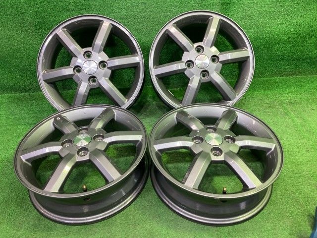 スズキ SUZUKI 純正 KEI HN22S ホイール アルミ ガンメタ 15インチ 4.5J 4穴 4本 100 +50 43200-69870-27N