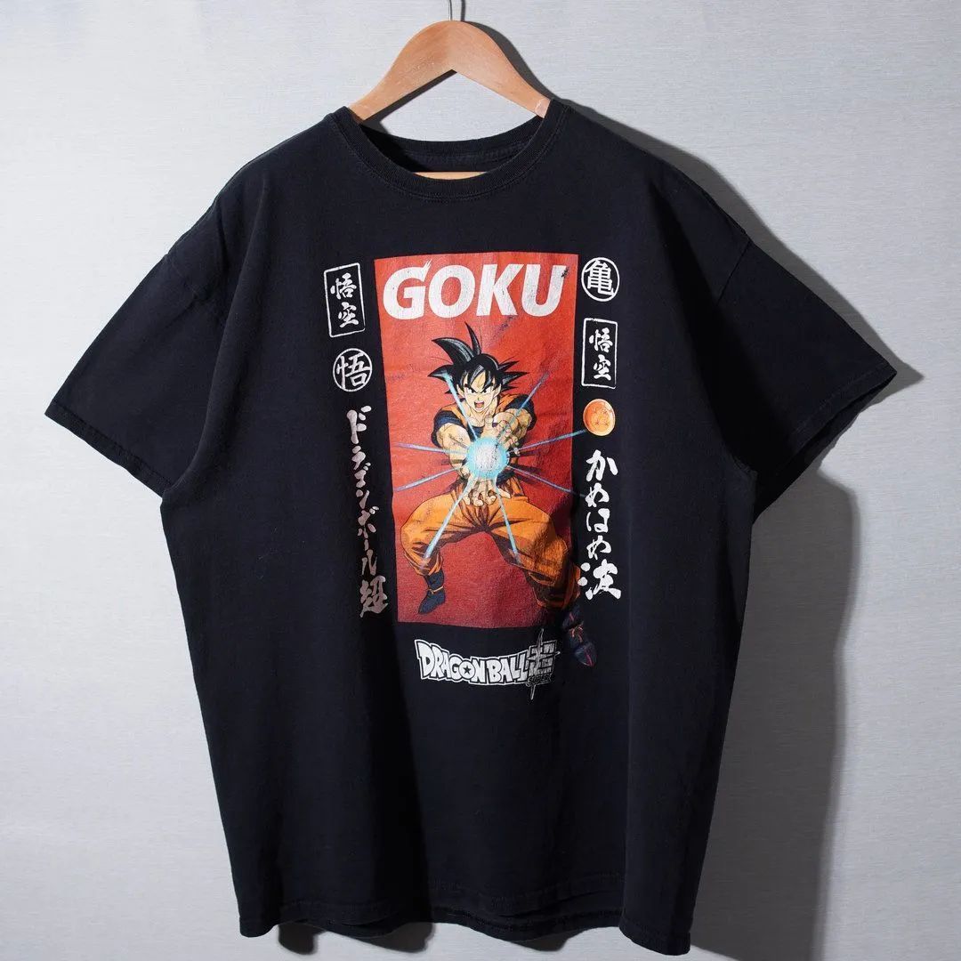 ドラゴンボール Z DRAGON BALL Z Tシャツ XL ブラック 孫悟空 アニメT
