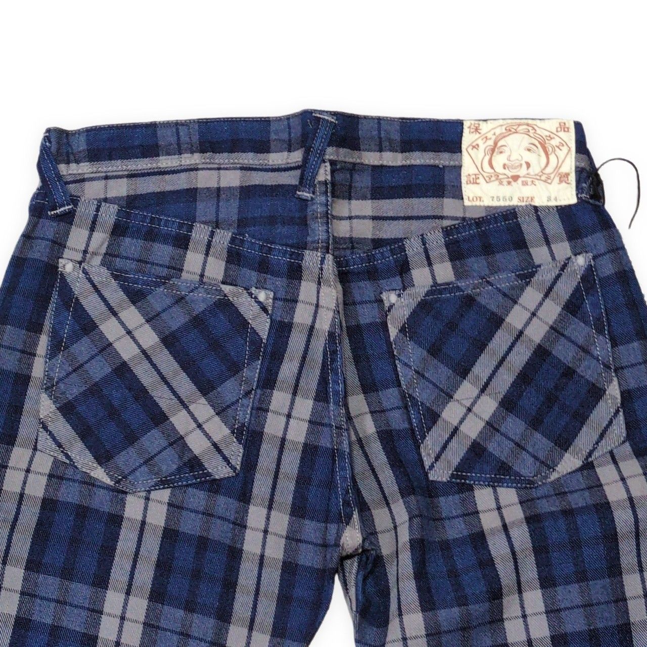 EVISU エヴィス yamane 7550 チェックショートパンツ ハーフパンツ