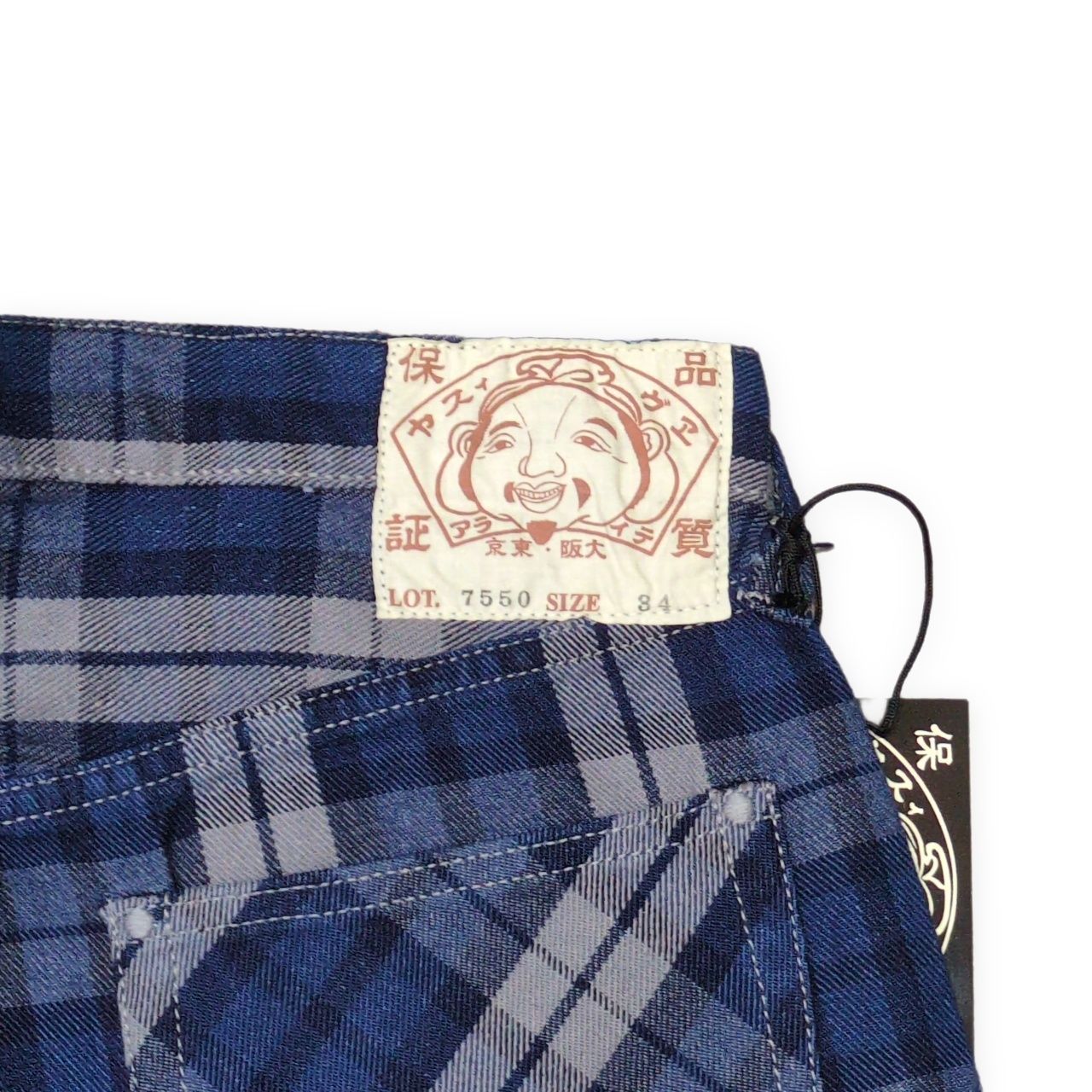 EVISU エヴィス yamane 7550 チェックショートパンツ ハーフパンツ