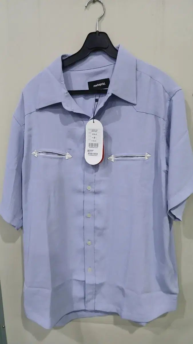 新品 マハグリッド シャツ M サイズ タブ