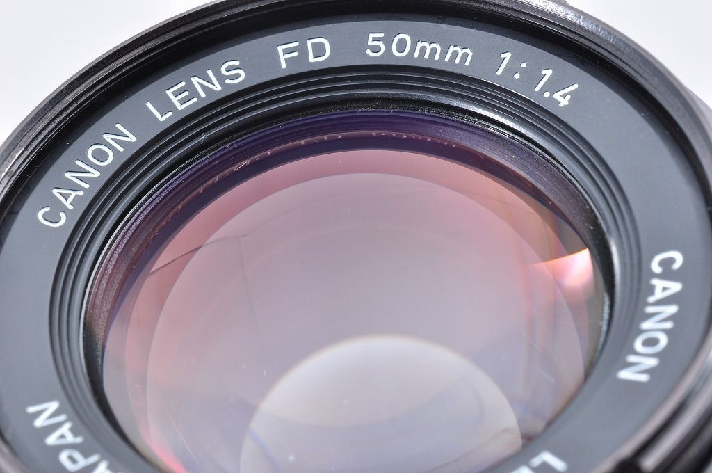 2ヶ月保証付き】Canon New FD 50mm F1.4 単焦点 標準レンズ MF 動作品