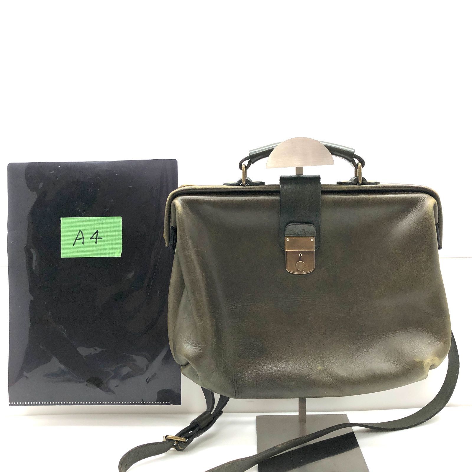 HERZ レザー 2wayショルダーバッグ オリーブ HERZ レザー 2wayショルダーバッグ オリーブ HERZ レザー 2way