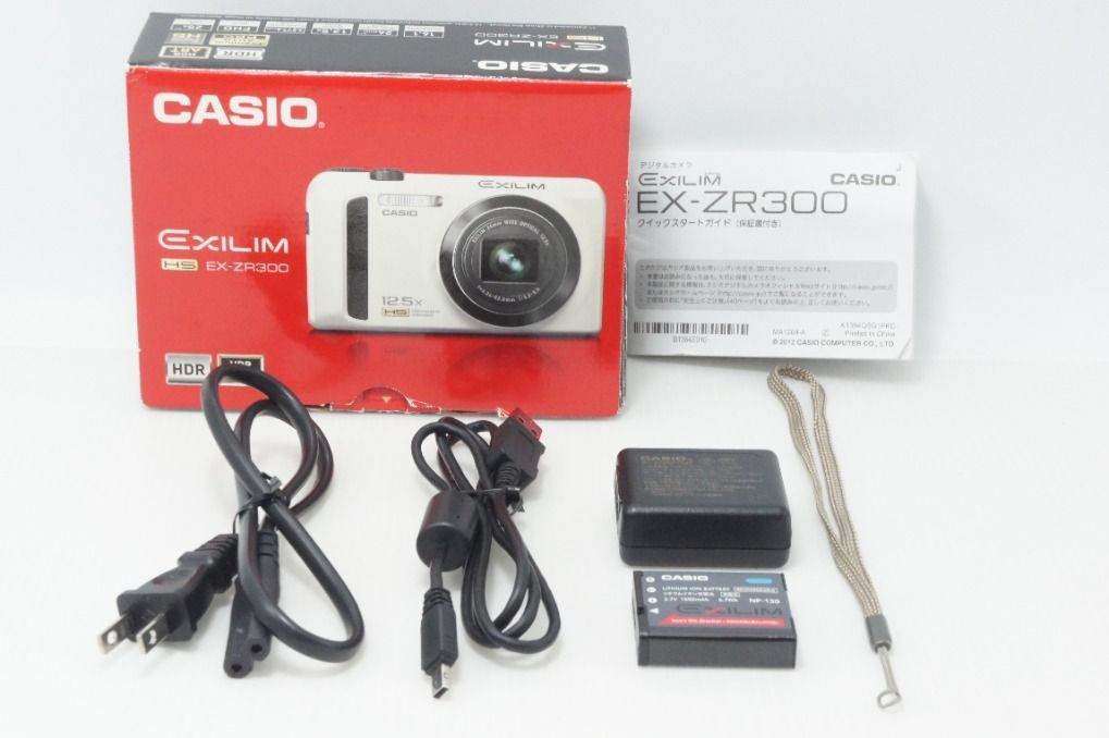 美品 CASIO カシオ HIGH SPEED EXILIM EX-ZR300 コンパクトデジタル