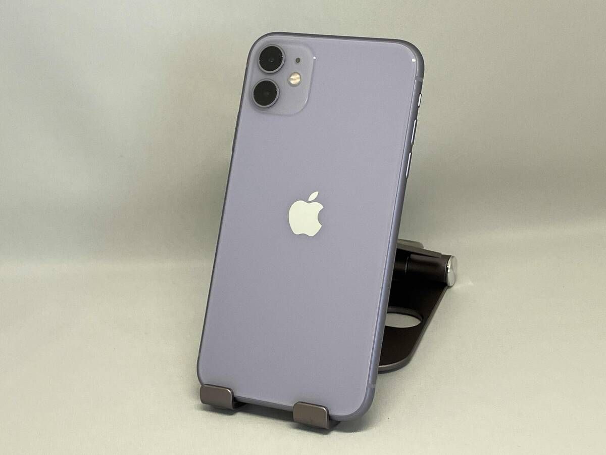 SoftBank 【SIMロックなし】MWLX2J/A iPhone 11 64GB パｰプル SoftBank