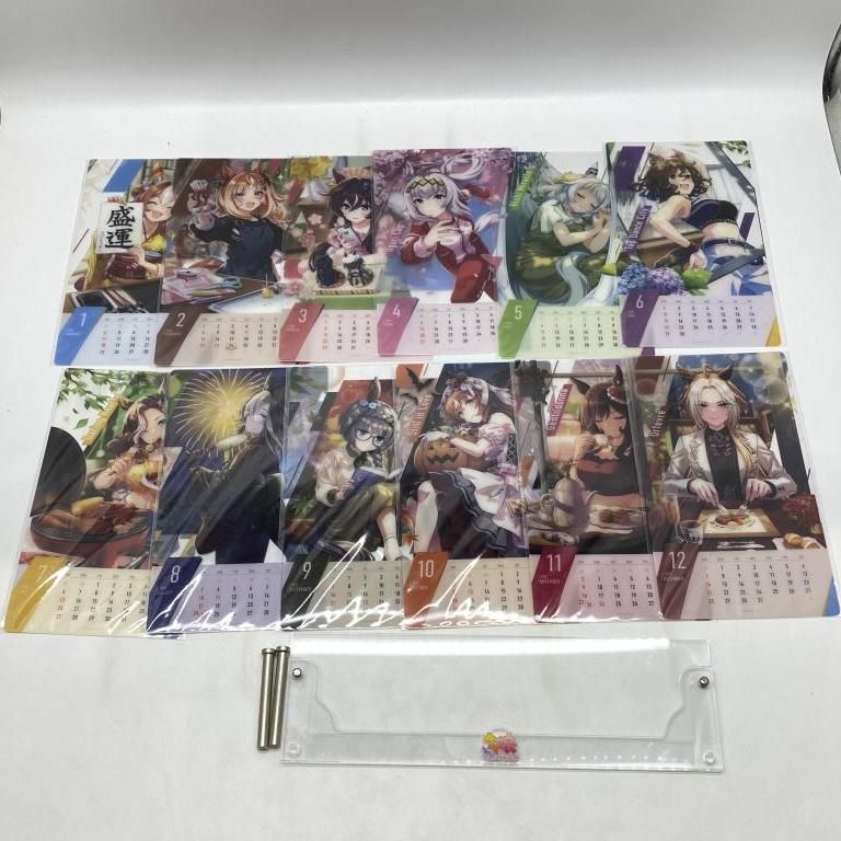 ウマ娘 プリティーダービー 2025年 つながる！卓上カレンダー 開封品 キャラクターグッズ 【】ウマ娘 プリティーダービー 2025年度つながる