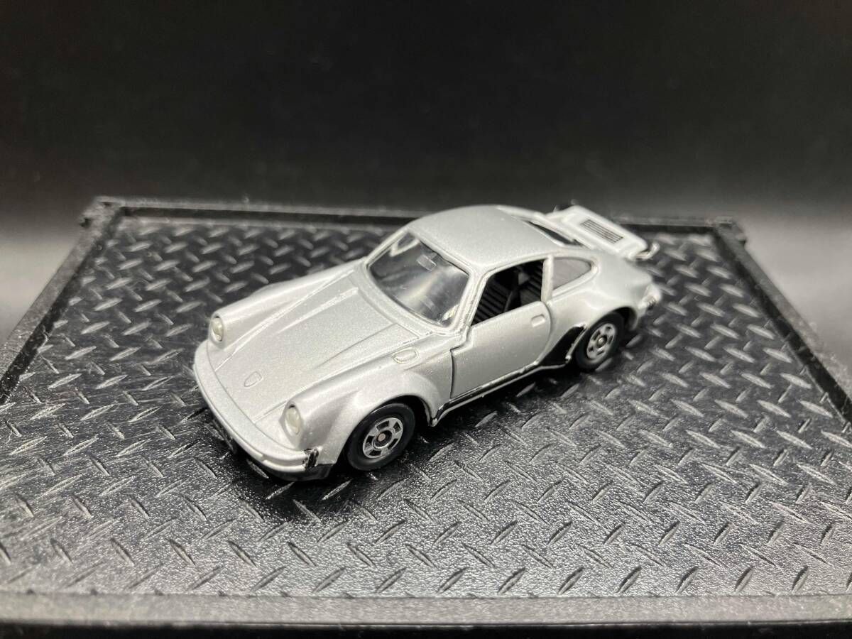 トミカ F1 ポルシェ 930 ターボ シルバー シート:黒 外国車シリーズ 青箱 日本製 トミー