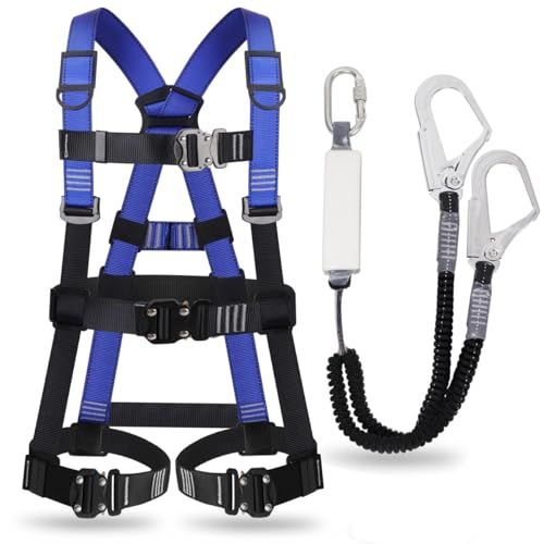 【新品】[lifning] 安全帯 フルハーネス ハーネス フルハーネス安全帯 新規格 セット 墜落制止用器具 サイズ調整可能 7,661円