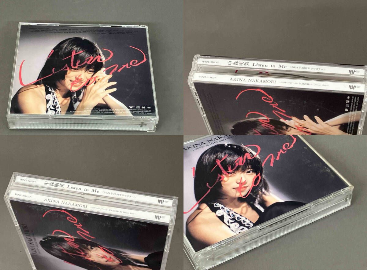 外箱欠品】中森明菜 CD Listen to Me -1991.7.27-28 幕張メッセ Live