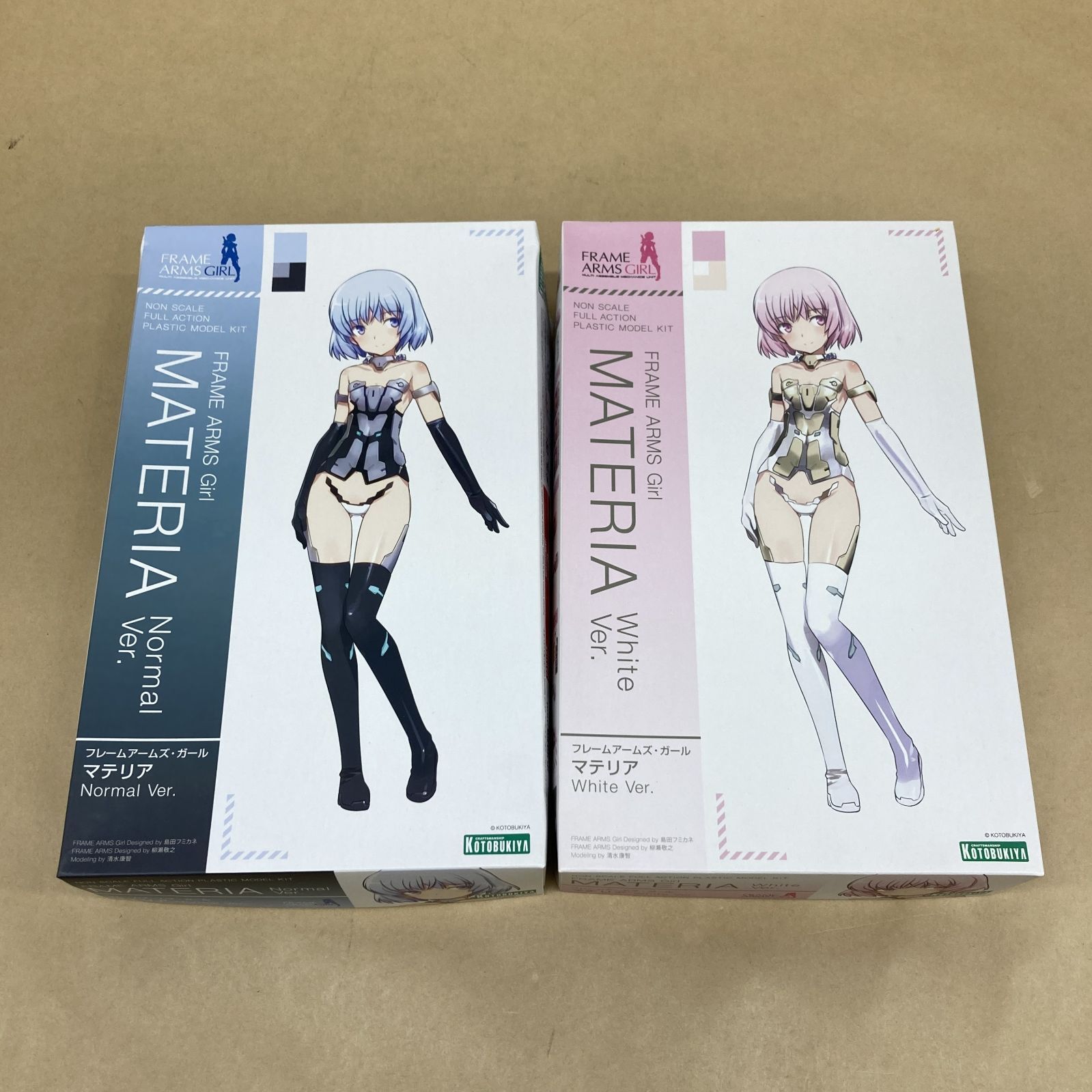 コトブキヤ FAガール マテリア Normal Ver./White Ver. プラモデル NON