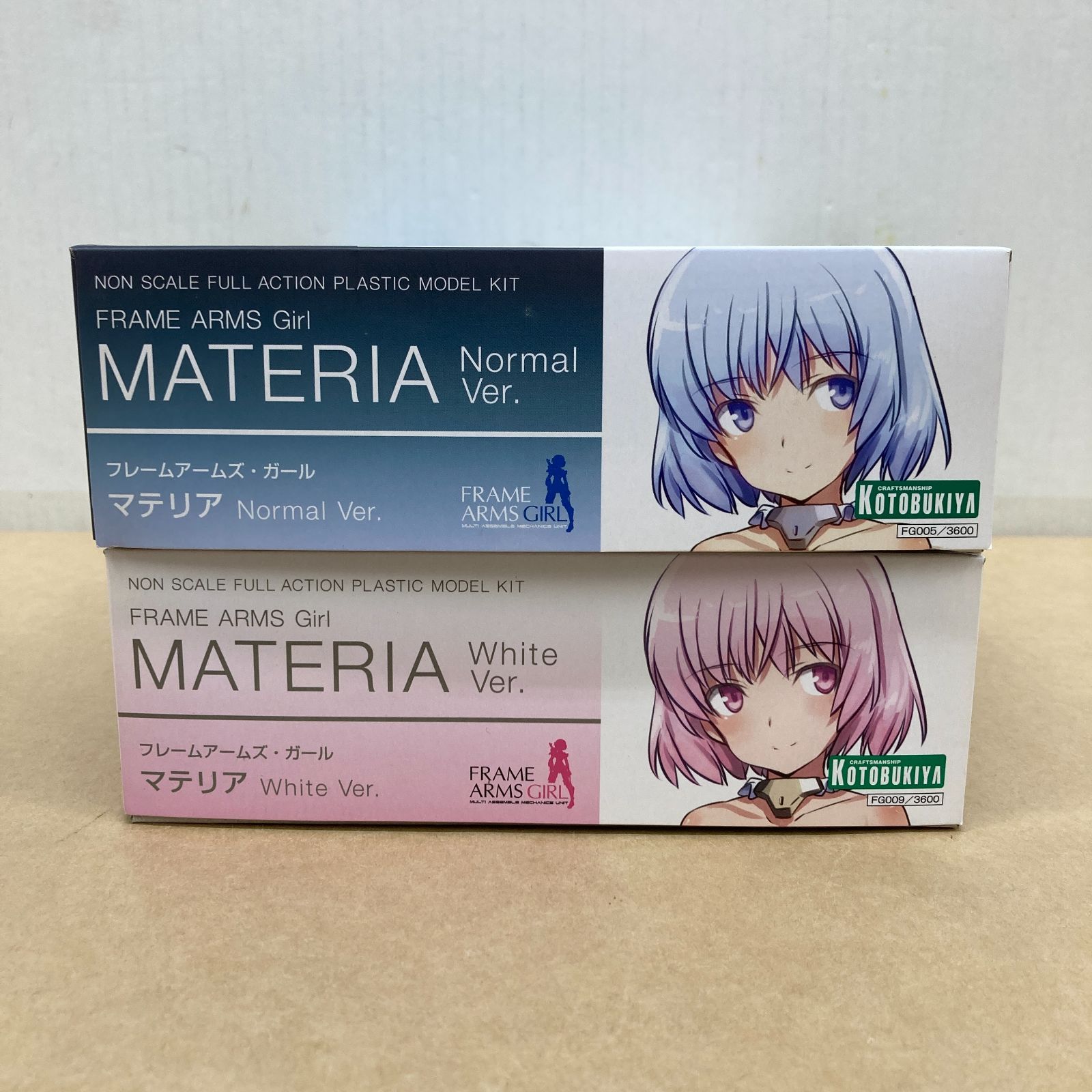 コトブキヤ FAガール マテリア Normal Ver./White Ver. プラモデル NON