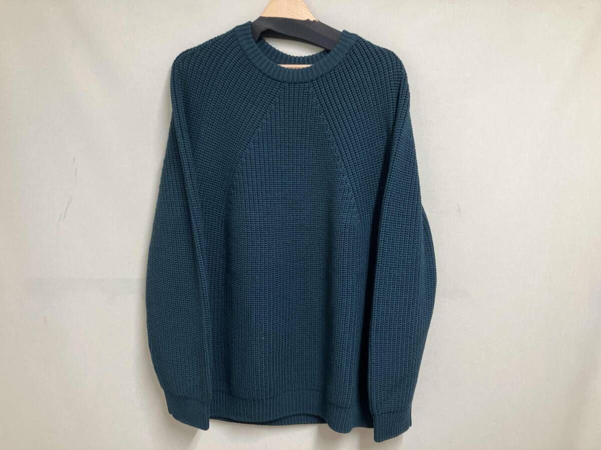 BATONER バトナー SIGNATURE CREW NECK シグネチャークルーネック ニットセーター BN-22FM-030 サイズ4 グリーン 8,554円