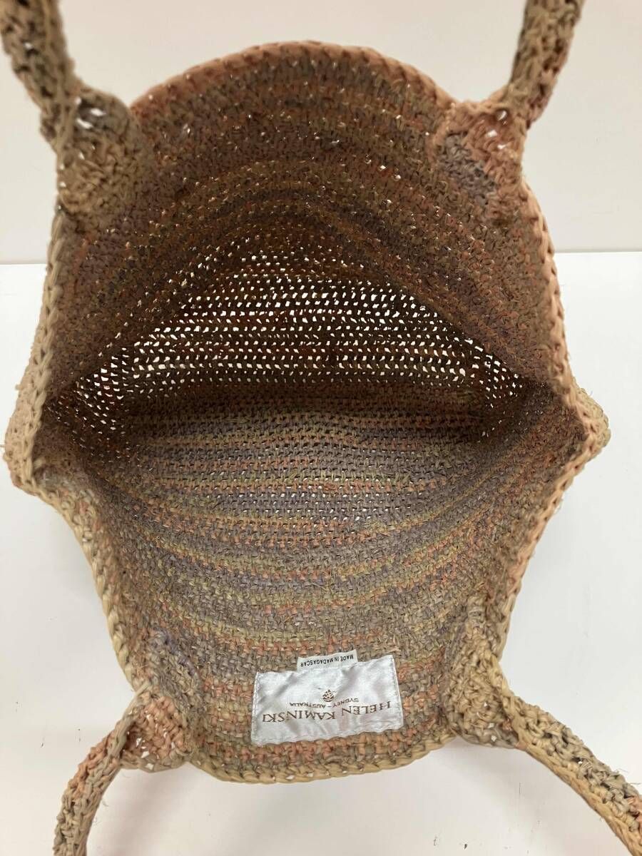 Helen Kaminski ヘレンカミンスキー トートバッグ カゴバッグ ストロー