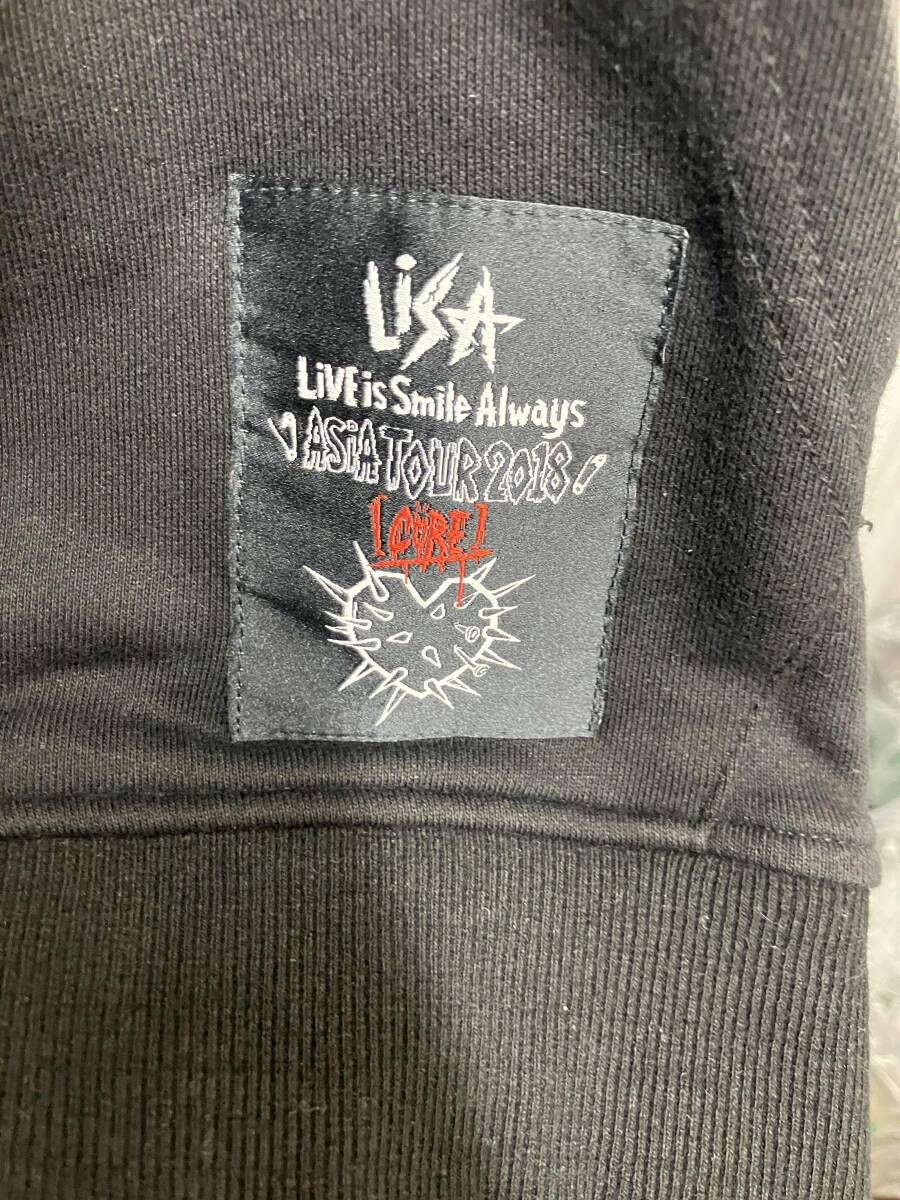 LISA/パーカー/LiSA LiVE is Smileプルオーバー ブラック - メルカリ