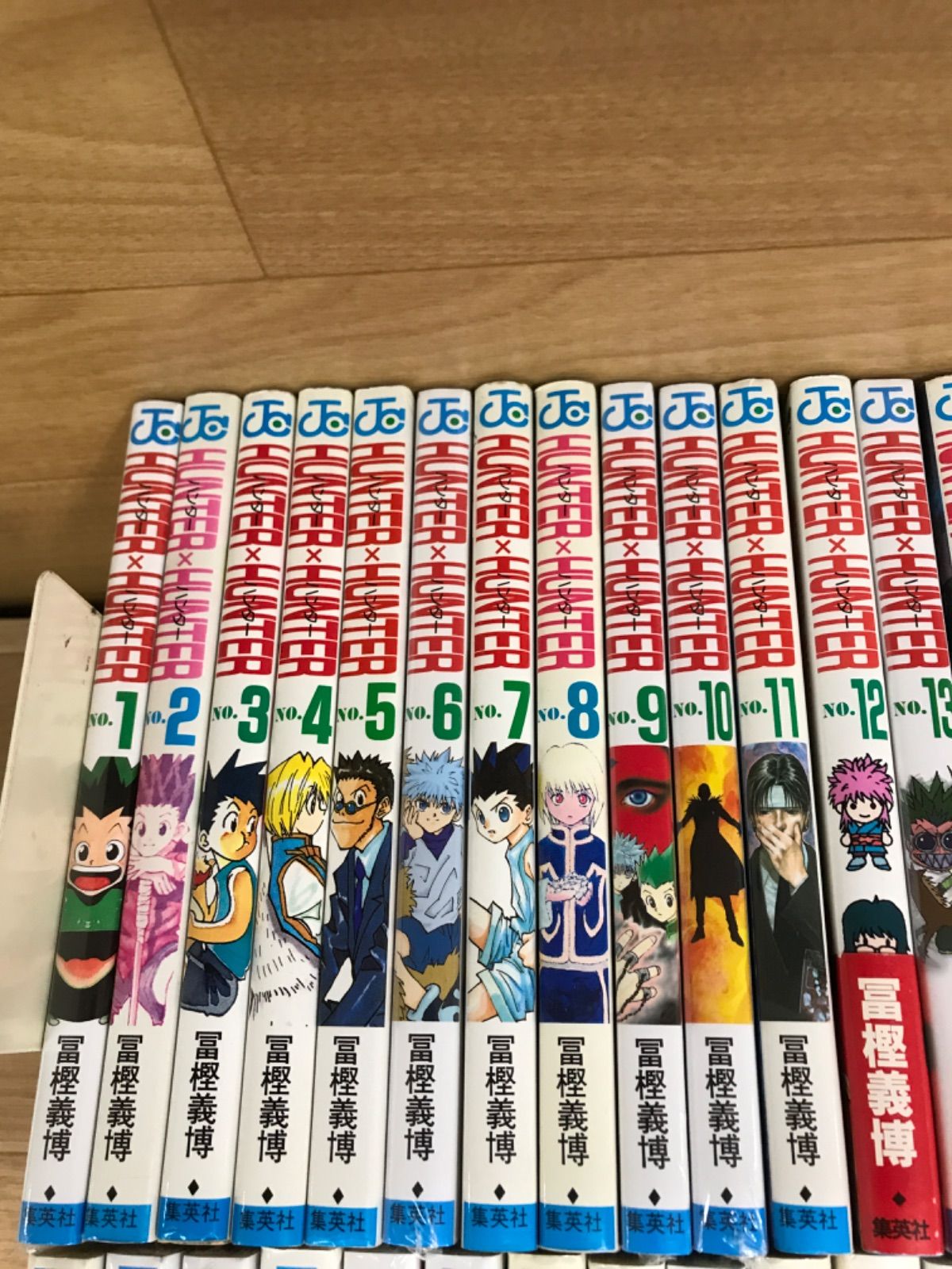 ☆①【未開封半分以上】ハンターハンター HUNTER×HUNTER 1~38巻