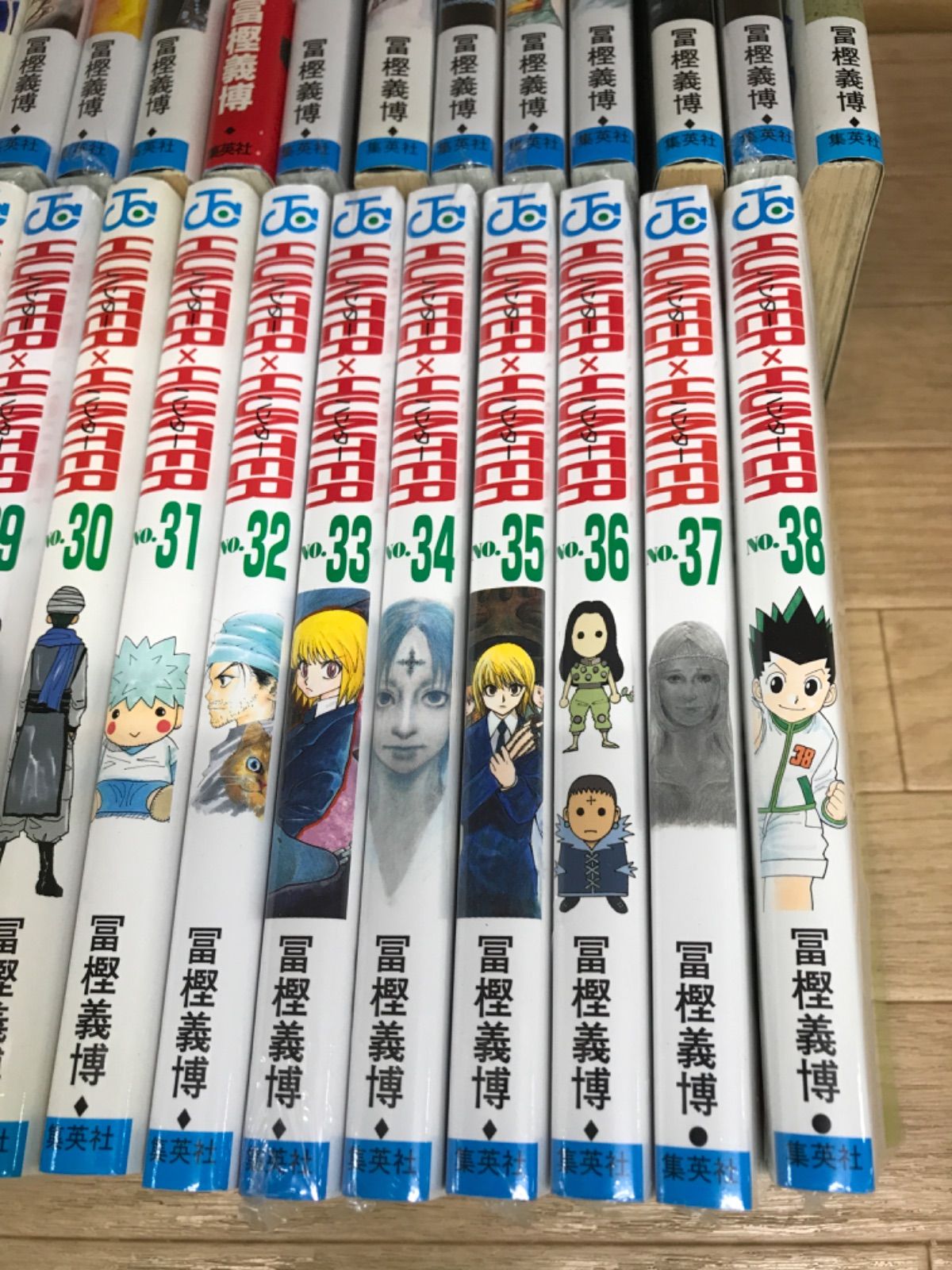 ☆①【未開封半分以上】ハンターハンター HUNTER×HUNTER 1~38巻
