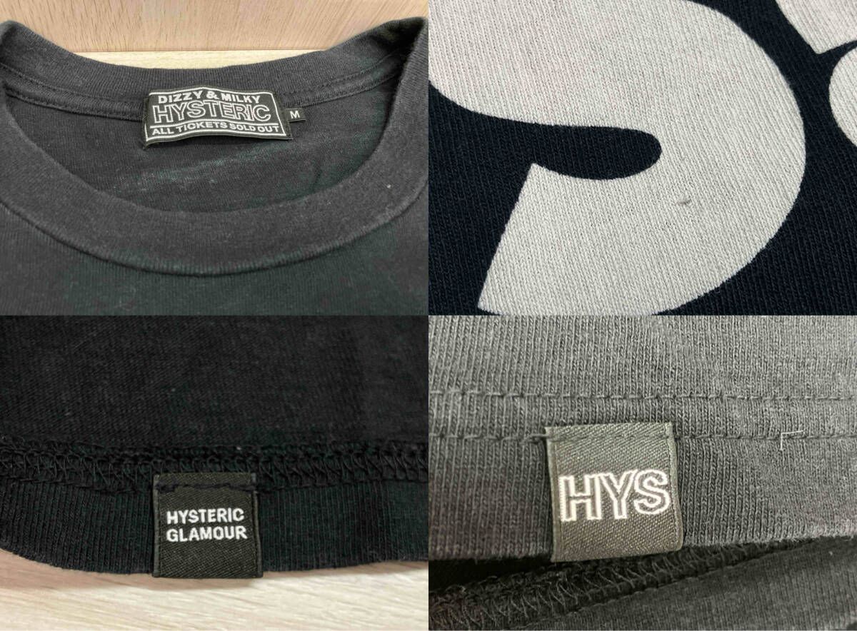 HYSTERIC GLAMOUR 半袖Tシャツ 02232CT05 BLK Think HYS! ヒステリック