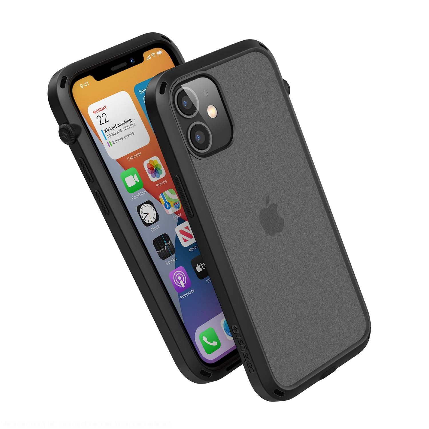 Catalyst カタリスト iPhone 12 mini（2020）衝撃吸収ケース Influenceシリーズ ステルスブラック CT-IPICIP20S-BK