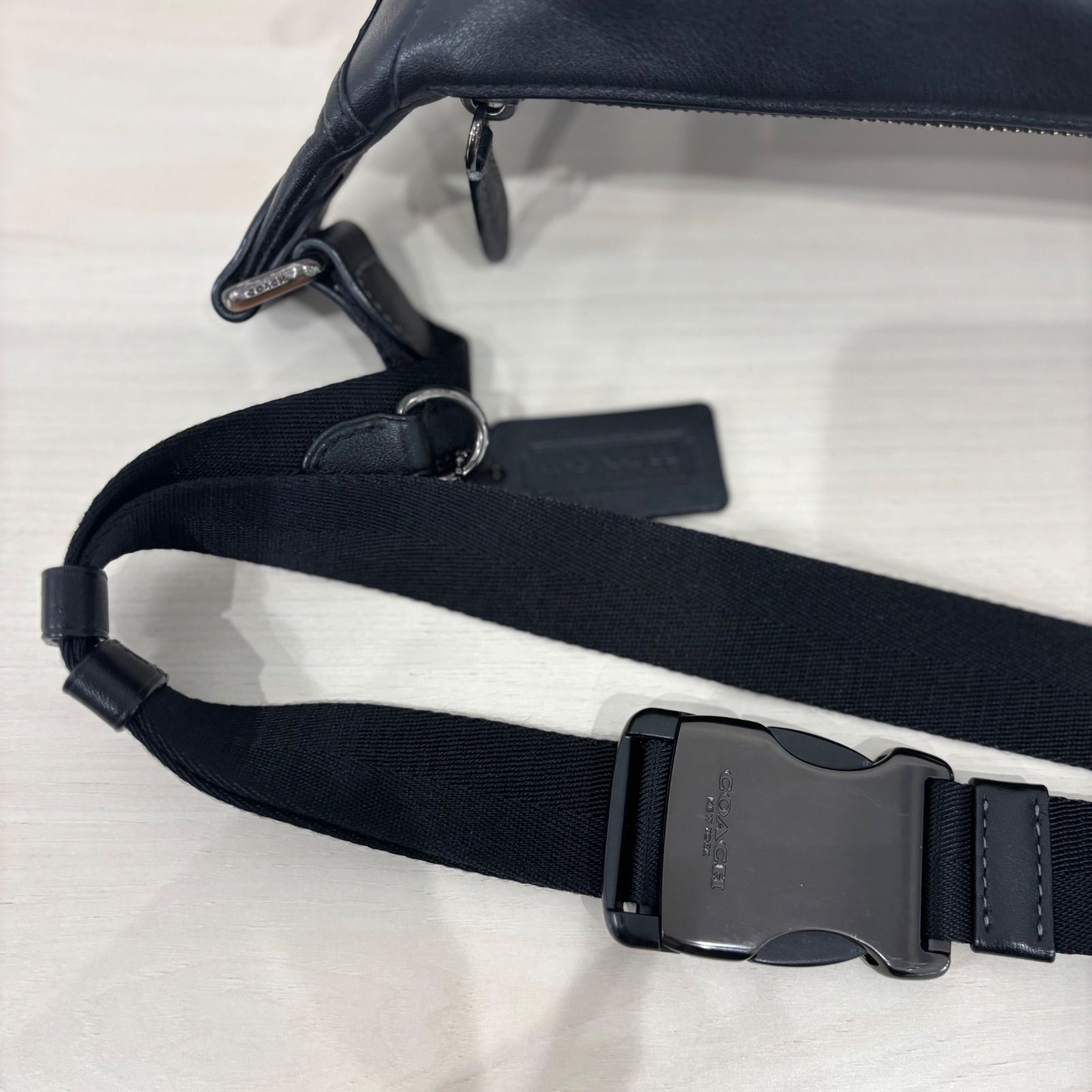 r2291)【美品】COACH コーチ リーグベルト バッグ C2291 ウエスト