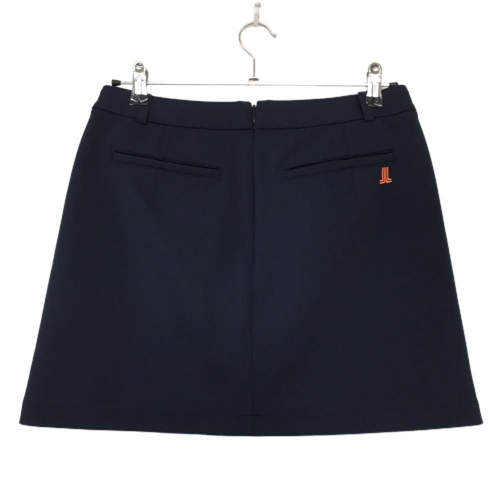 超美品】ランバンスポール スカート ネイビー×白 ダンボールニット