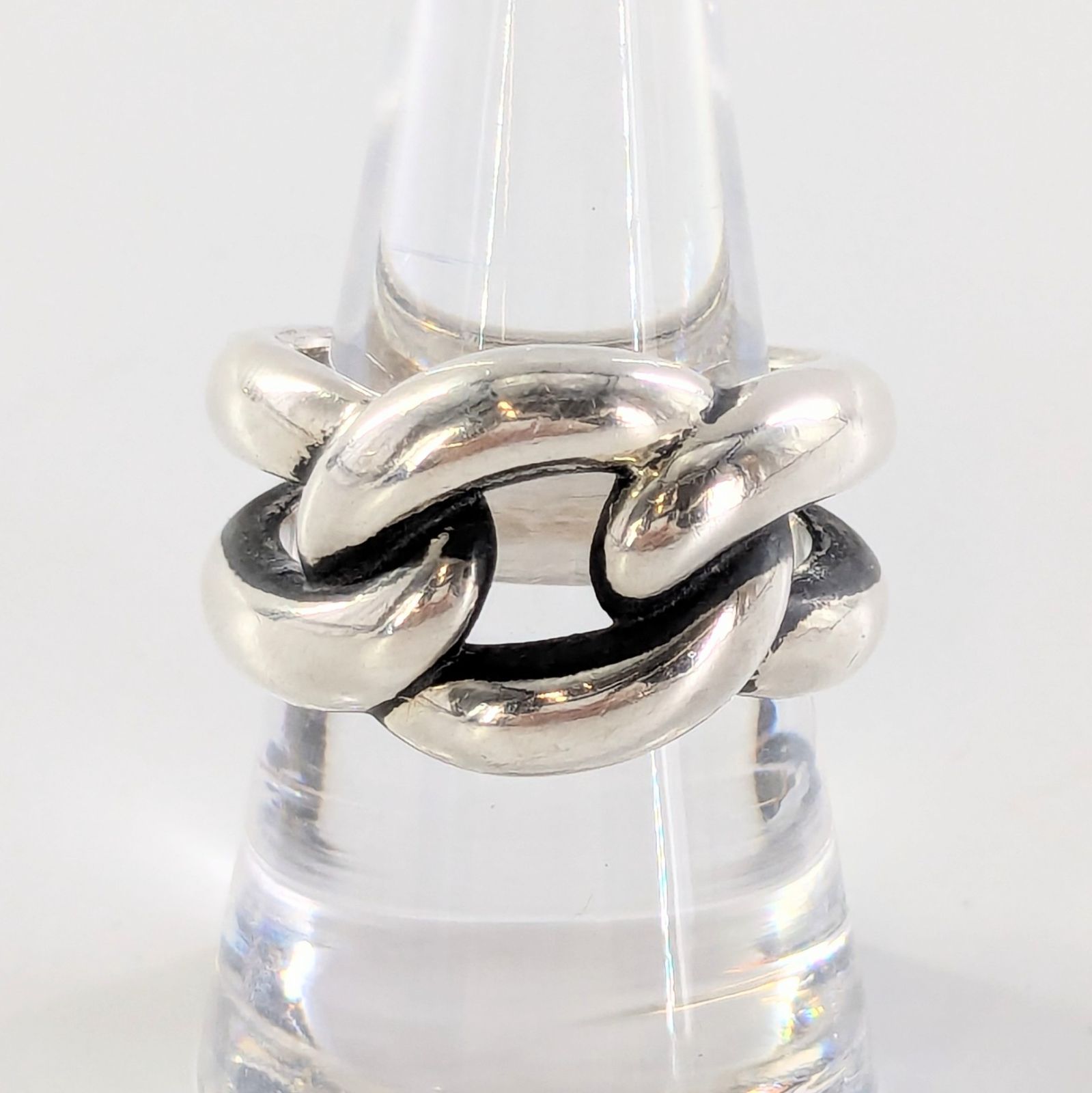 GARNI ガルニ Curb Chain Ring-L カーブチェーンリング シルバー SV925