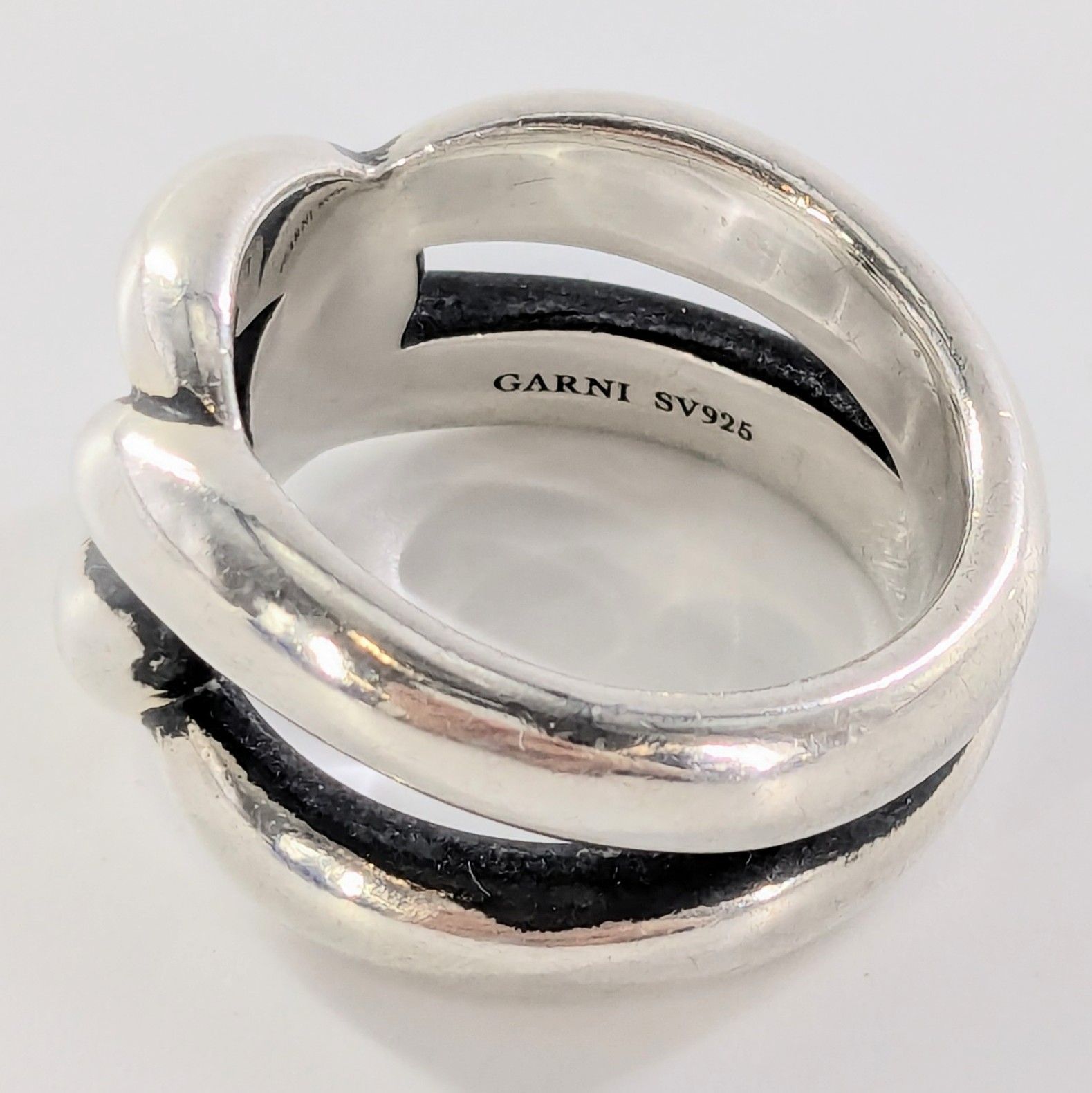 GARNI ガルニ Curb Chain Ring-L カーブチェーンリング シルバー SV925