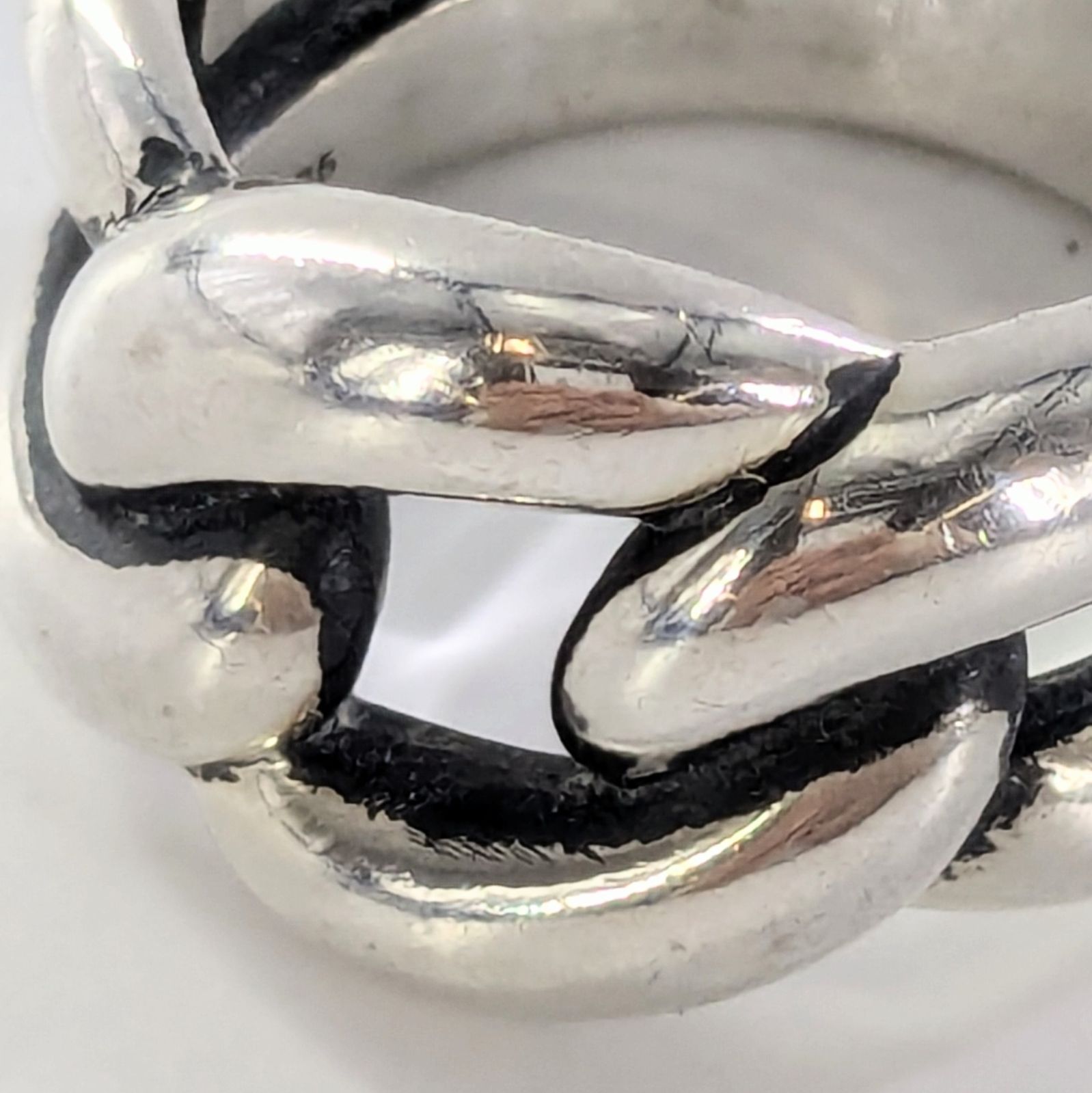 GARNI ガルニ Curb Chain Ring-L カーブチェーンリング シルバー SV925