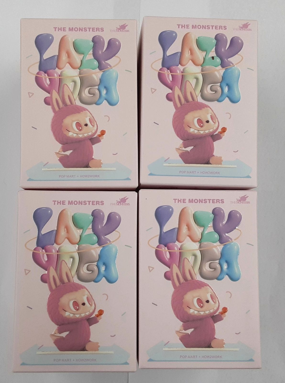 新品・未開封】POPMART ザ・モンスターズ Lazy Yoga 4ピースまとめ売り