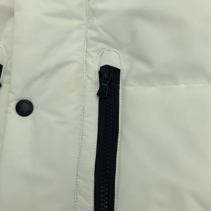 中古】MICHAEL KORS ダウンジャケット サイズM 白 ※汚れあり マイケル