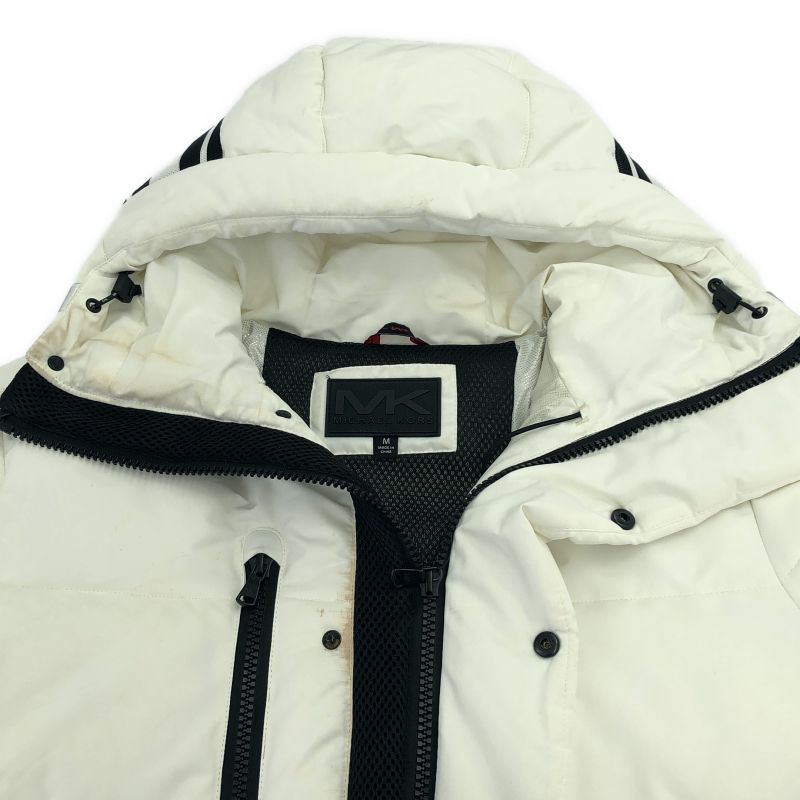 中古】MICHAEL KORS ダウンジャケット サイズM 白 ※汚れあり マイケル