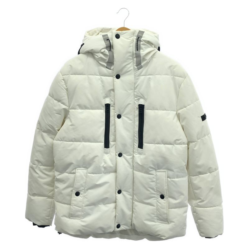 MICHAEL KORS ホワイト ダウンジャケット S 中古】MICHAEL KORS ダウンジャケット サイズM 白 ※汚れあり マイケル