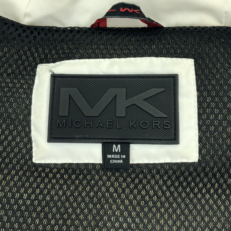 中古】MICHAEL KORS ダウンジャケット サイズM 白 ※汚れあり マイケル