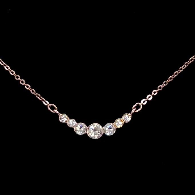 美品☆ PLUS VENDOME プラス ヴァンドーム ネックレス ピンクゴールド 