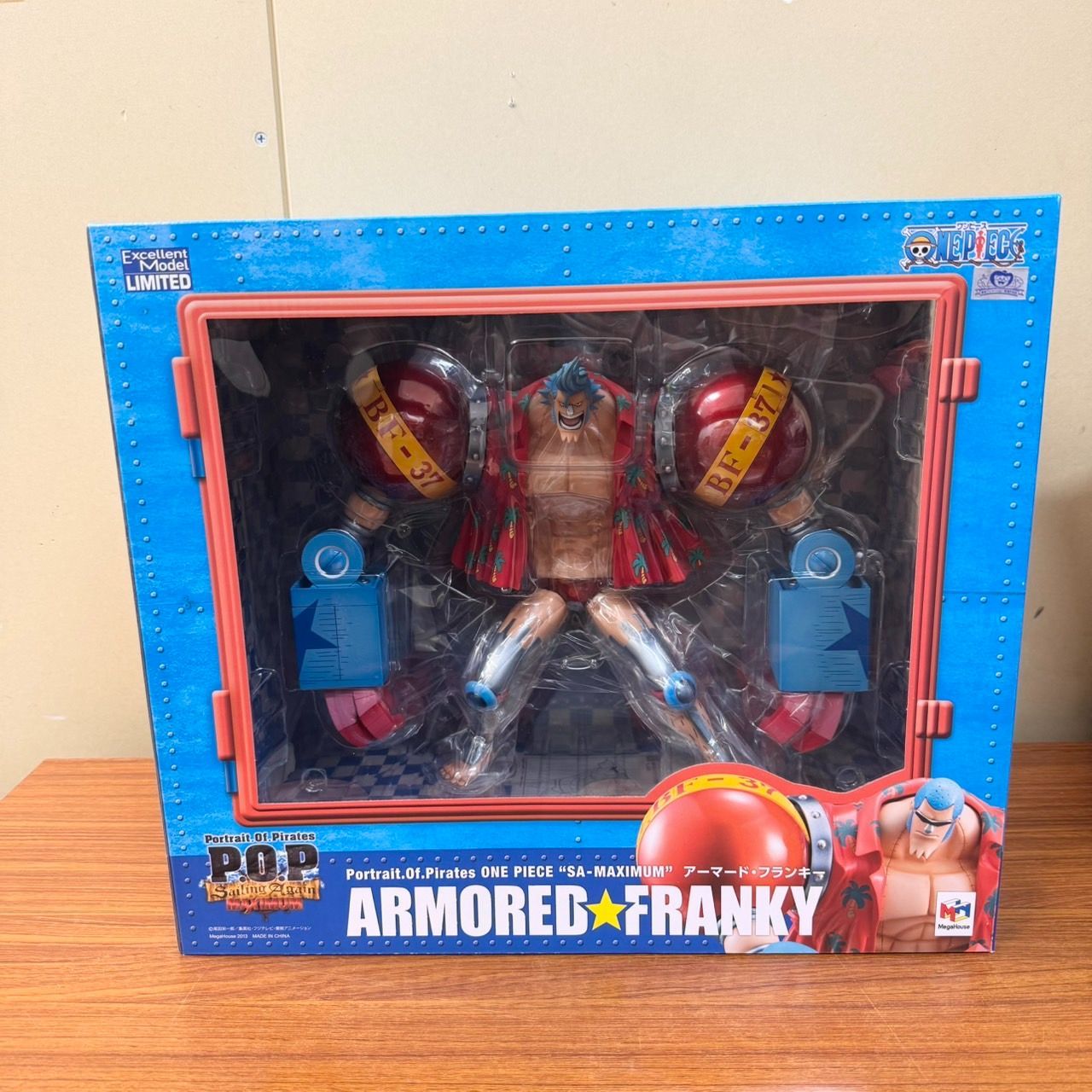 【未開封品・メーカー輸送箱付き】Portrait.Of.Pirates ワンピース “Sailing Again” SA-MAXIMUM アーマード・フランキー メガハウス エクセレントモデル LIMITED