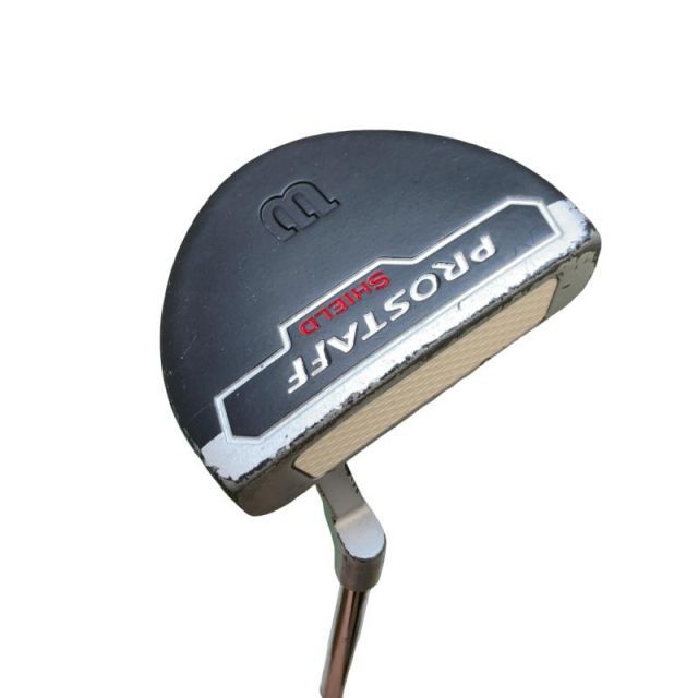 【中古】 ウィルソン PROSTAFF SHIELD 34インチ(PISTOL) パター PT スチール (フレックスその他) メンズ 男性用 右利き 右用 Cランク ゴルフクラブ