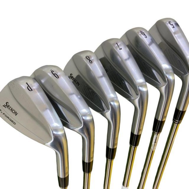 【中古】 ダンロップ SRIXON Z-FORGED 6S アイアンセット IR 純正特注シャフト (フレックスR) メンズ 男性用 右利き 右用 Cランク ゴルフクラブ