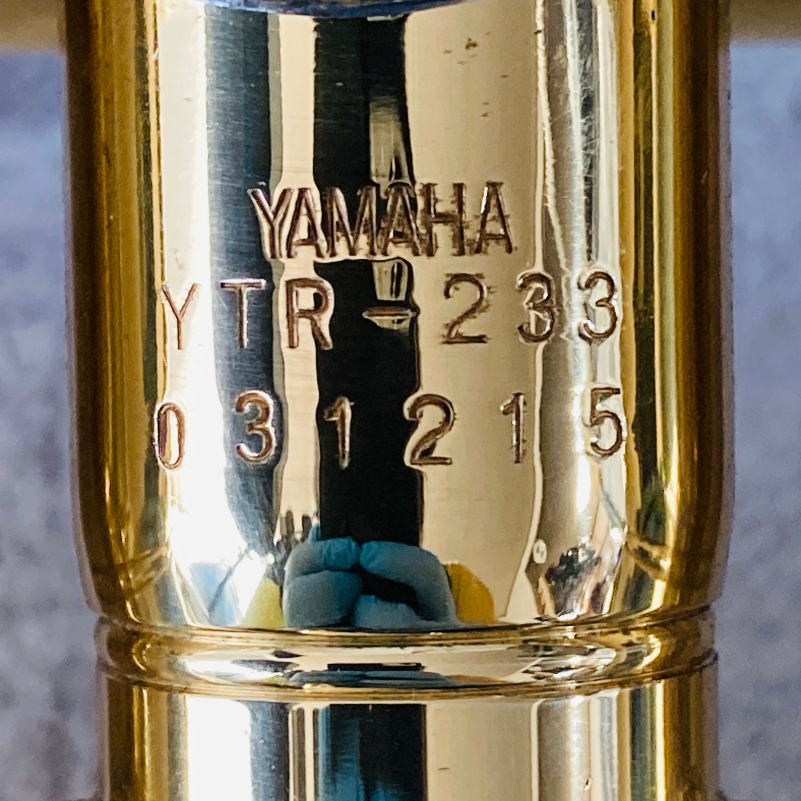 YAMAHA ヤマハ YTR-233 トランペット マウスピース 入門 初心者 金