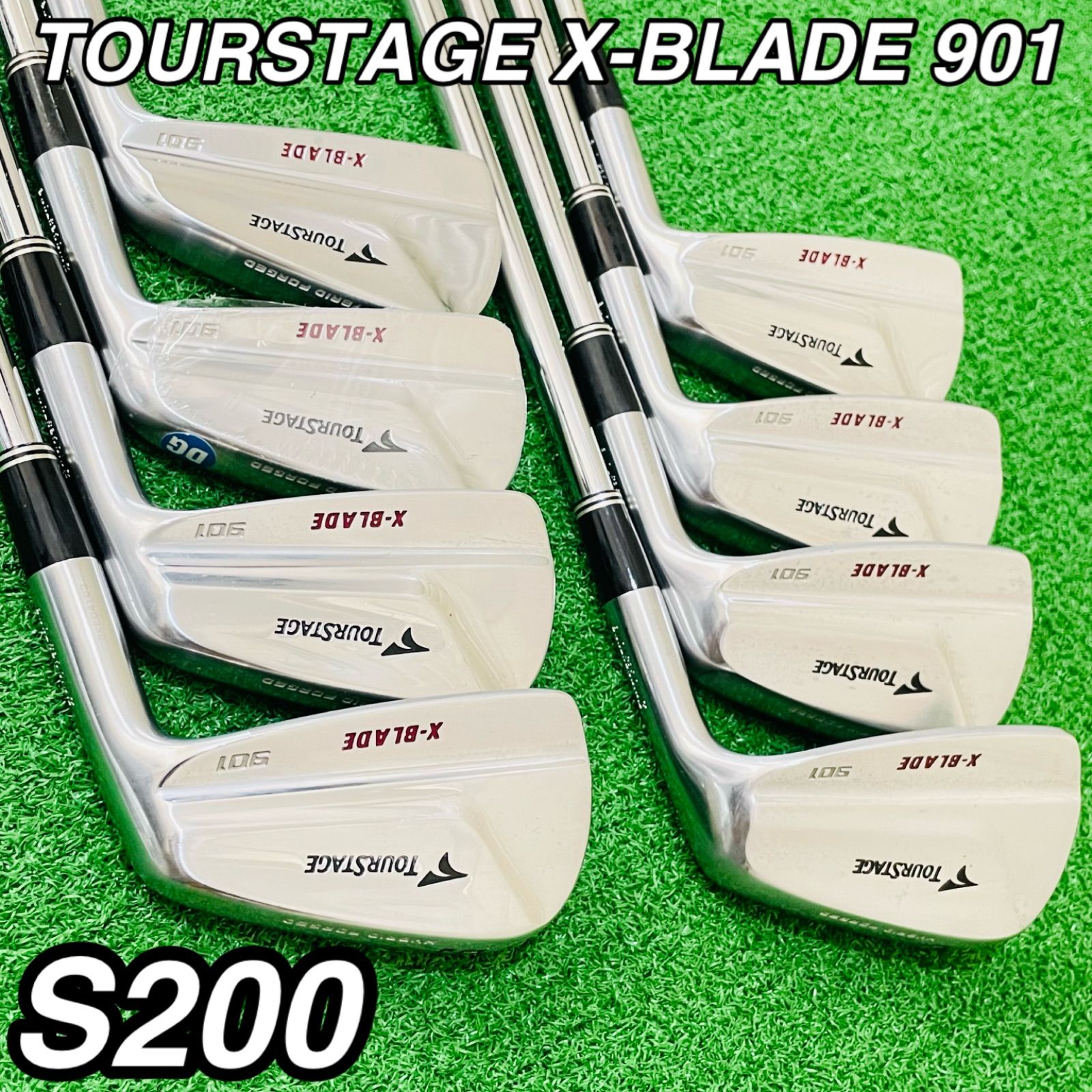 351 未使用品あり TOURSTAGE X-BLADE 901 ツアーステージ アイアン8本