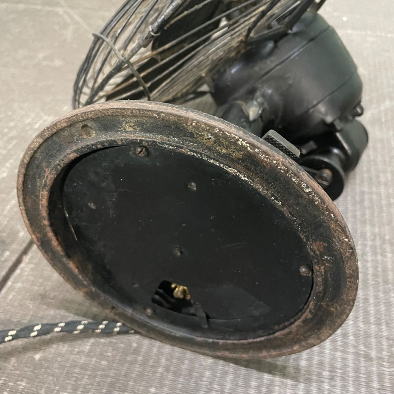 ♭ 芝浦扇風機 扇風機 昭和レトロ 4枚羽 当時物 アンティーク 芝浦 2F