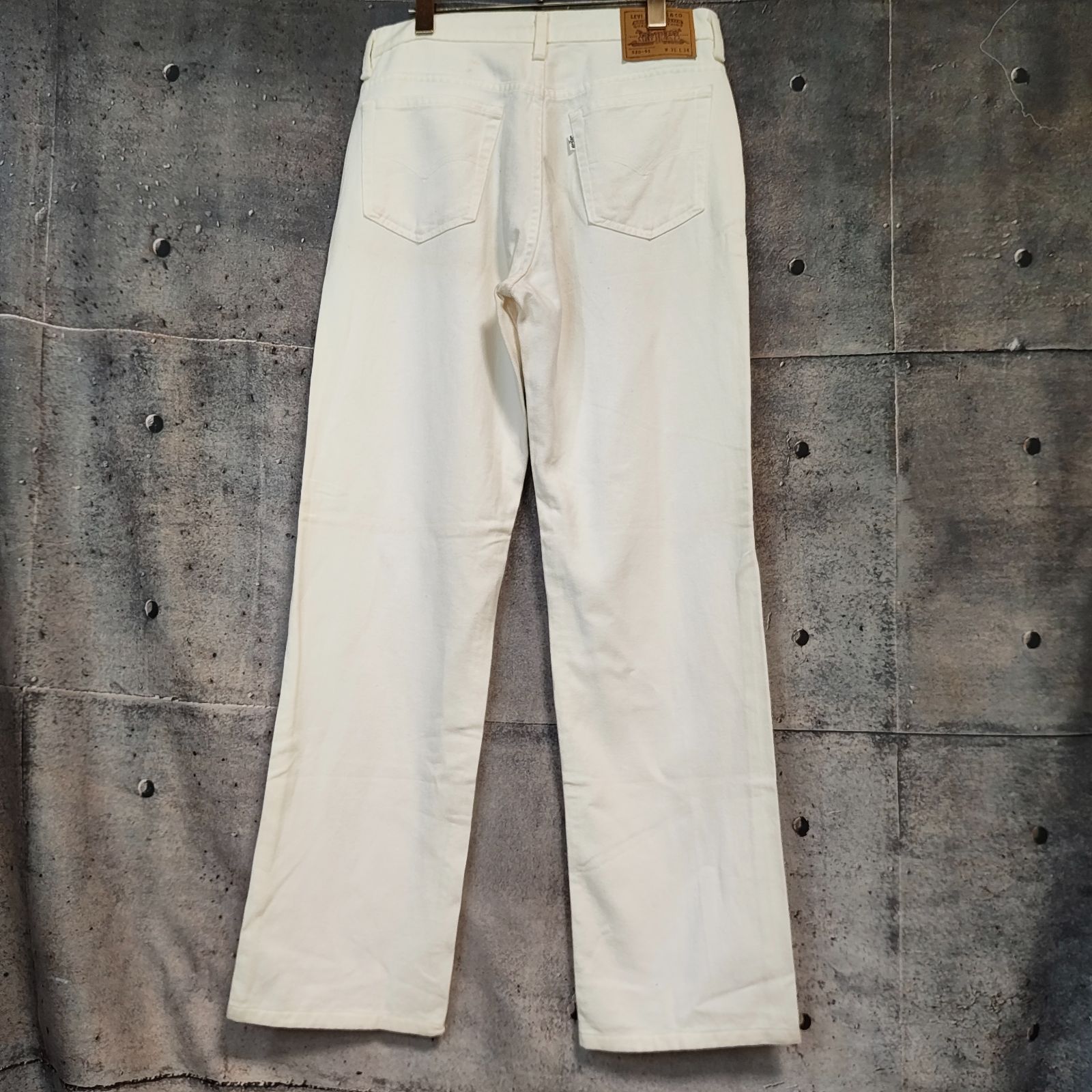90s LEVI'S VINTAGE Archive リーバイス 520 テンセル混 ホワイト