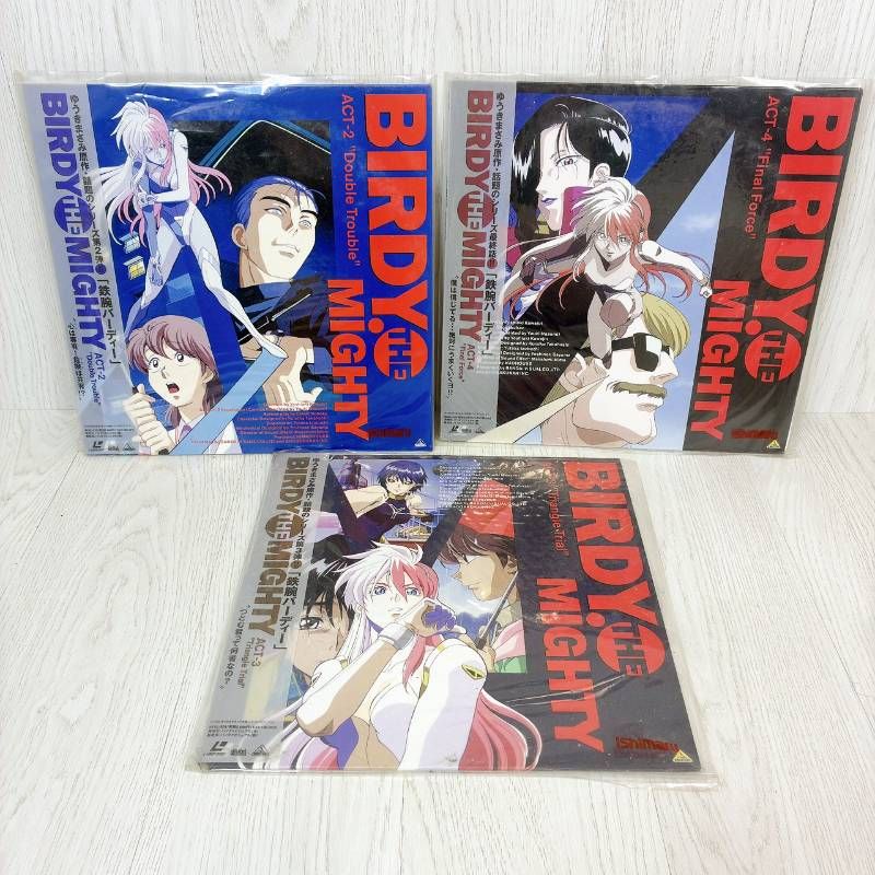 【中古】 鉄腕バーディー ３/小学館/ゆうきまさみ 希少・特典完備】鉄腕バーディー レーザーディスク LD 3巻セット