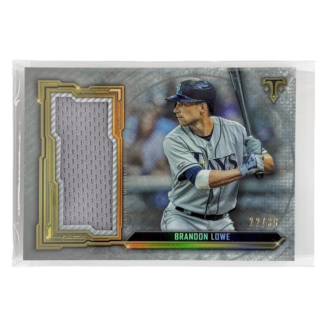 TOPPS MLBカード TRIPLE THREADS BRANDON LOWE TAMPA BAY RAYS /36