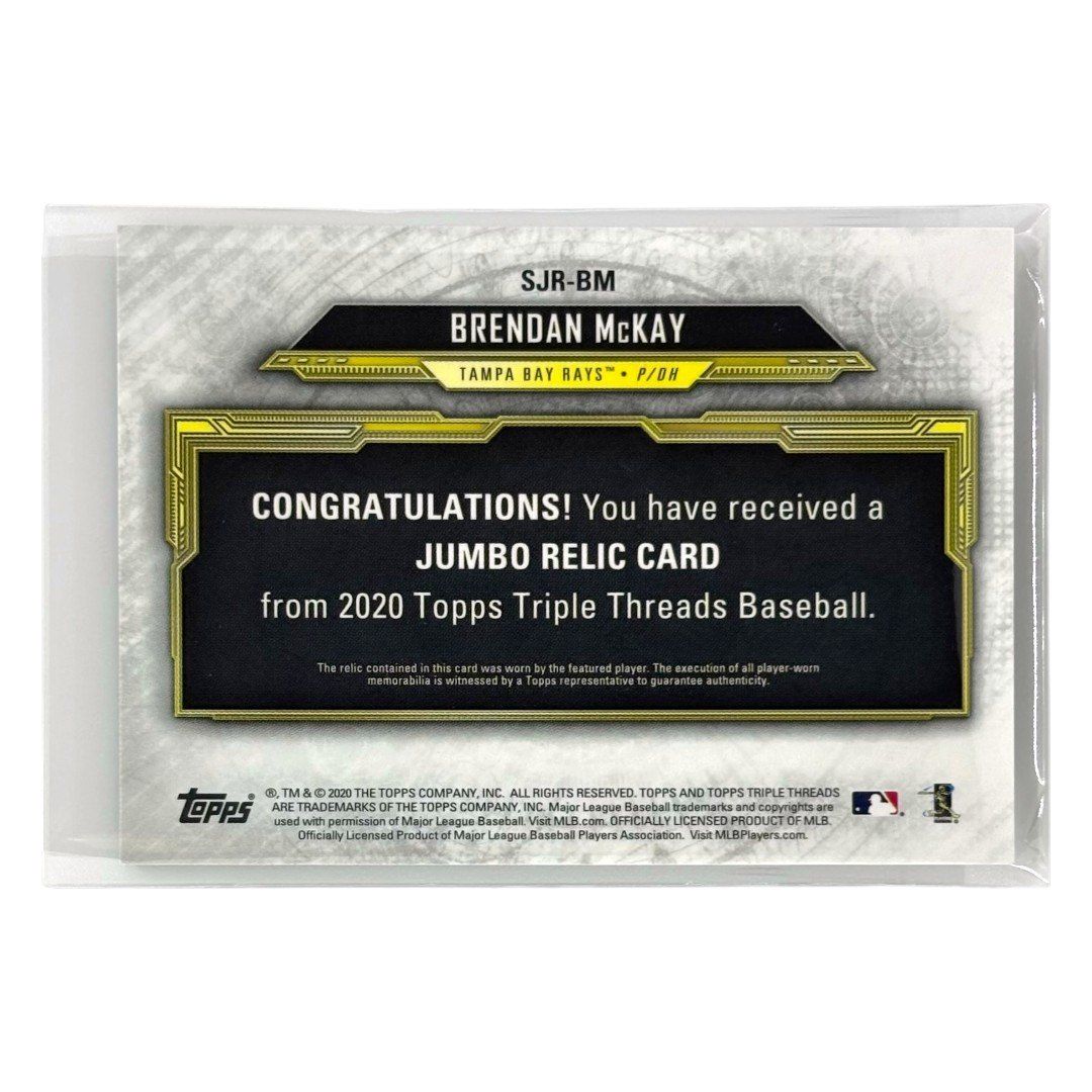 TOPPS MLBカード TRIPLE THREADS BRENDAN McKAY TAMPA BAY RAYS /18